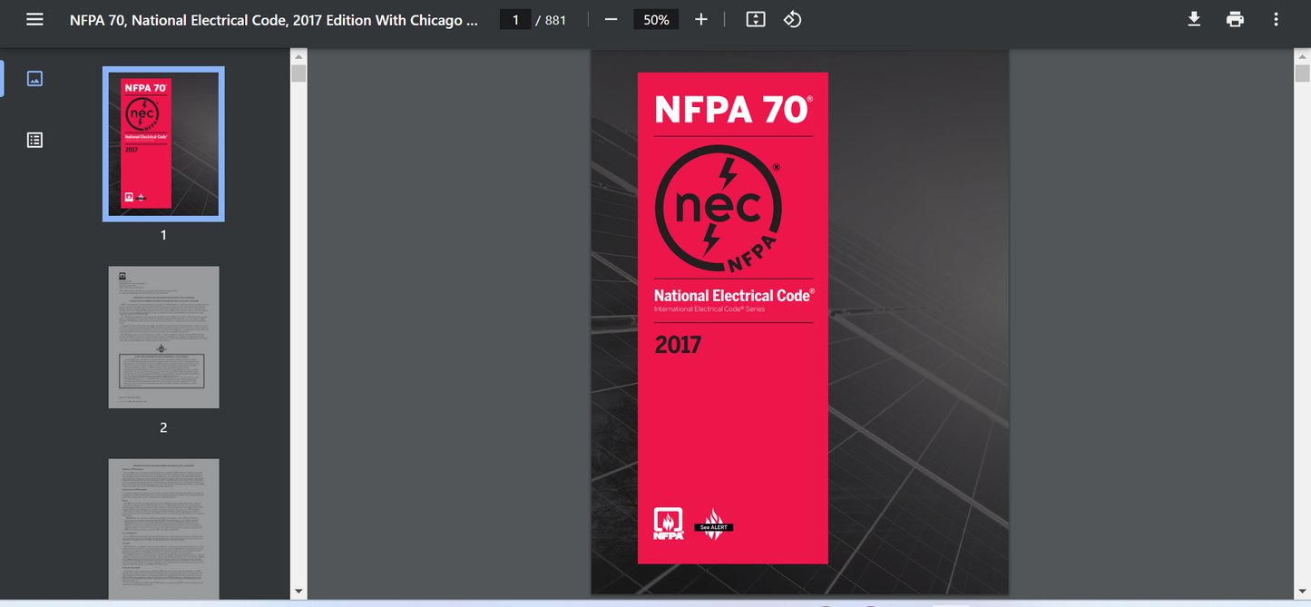 NFPA 70: National Electrical Code 2017 PDF Searchable