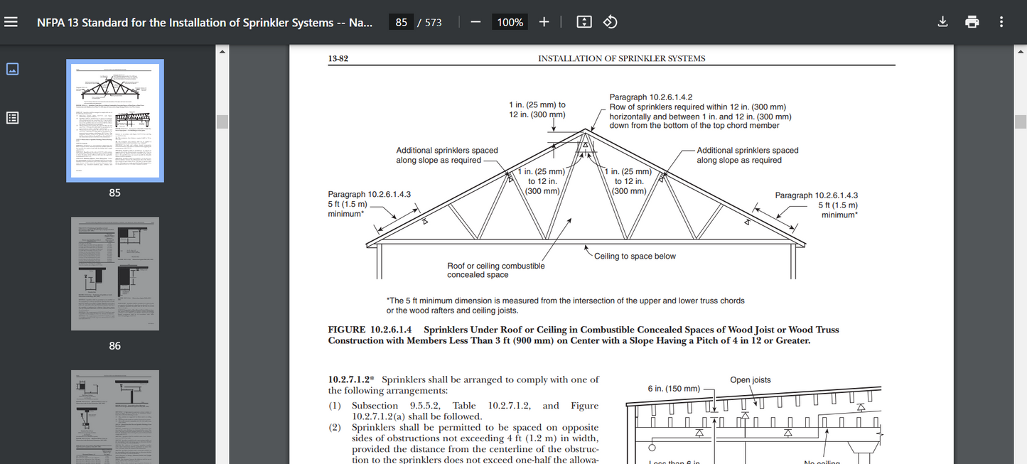 NFPA 13 Standard for the Installation of Sprinkler Systems 2019 Searchable PDF