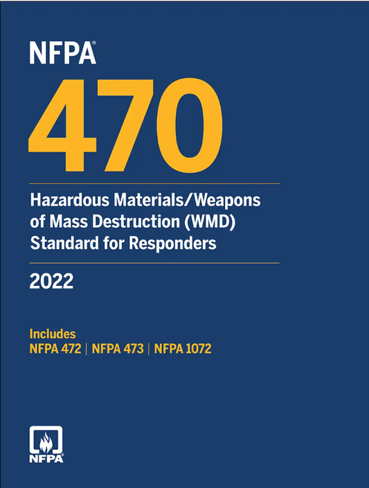 NFPA 470, Hazardous Materials (WMD) Standard for Responders , 2022 Edition PDF Searchable