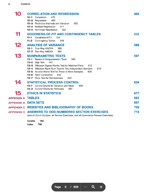 Elementary Statistics 13th Edition by Mario Triola PDF